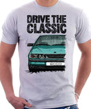 Drive The Classic Saab 9000 Late Model. T-shirt in White Colour