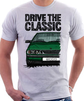 Drive The Classic Saab 9000 Late Model. T-shirt in White Colour