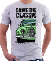 Drive The Classic Saab 96 1960 Model. T-shirt in White Colour