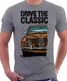 Drive The Classic Saab 96 1964 Model. T-shirt in Heather Grey Colour