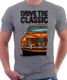 Drive The Classic Saab 96 1964 Model. T-shirt in Heather Grey Colour