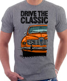 Drive The Classic Saab 96 1969 Model. T-shirt in Heather Grey Colour