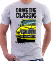 Drive The Classic Saab 96 1969 Model. T-shirt in White Colour