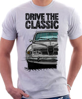 Drive The Classic Saab 96 1974 Model. T-shirt in White Colour