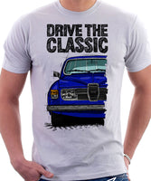 Drive The Classic Saab 96 1978 Model. T-shirt in White Colour