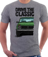 Drive The Classic Lada Niva Late Model. T-shirt in Heather Grey Color