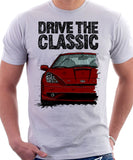 Drive The Classic Toyota Celica 7 Generation Facelift Model. T-shirt in White Colour
