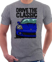 Drive The Classic Toyota MR2 Mk3 Late Model T-shirt in Heather Grey Colour