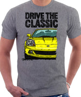 Drive The Classic Toyota MR2 Mk3 Late Model T-shirt in Heather Grey Colour