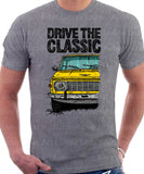 Drive The Classic Wartburg 353. T-shirt in Heather Grey Colour