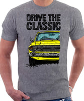 Drive The Classic Triumph Stag. T-shirt in Heather Grey Colour