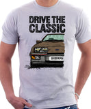 Drive The Classic Ford Sierra MK1 XR4i. T-shirt in White Colour
