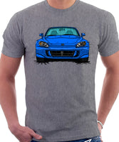 Honda S2000 AP2. T-shirt in Heather Grey Color.