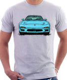 Mazda RX7 FD Early Model. T-shirt in White Color