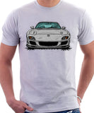 Mazda RX7 FD Late Model. T-shirt in White Color