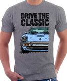 Drive The Classic Datsun 280ZX Series 1. T-shirt in Heather Grey Colour