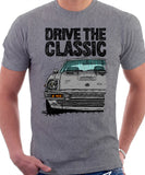 Drive The Classic Datsun 280ZX Series 2. T-shirt in Heather Grey Colour