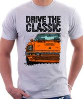 Drive The Classic Datsun 280ZX Series 2. T-shirt in White Colour