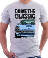Drive The Classic Datsun 280ZX Series 2. T-shirt in White Colour