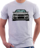 Nissan Skyline R34. T-shirt in White Colour