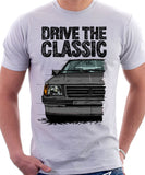 Drive The Classic Opel Corsa A Early Model. T-shirt in White Colour