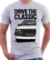 Drive The Classic Opel Corsa A Early Model. T-shirt in White Colour