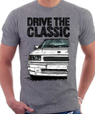 Drive The Classic Opel Corsa A GSI. T-shirt in Heather Grey Colour