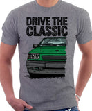 Drive The Classic Opel Corsa A Late Model. T-shirt in Heather Grey Colour