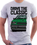 Drive The Classic Opel Corsa A Late Model. T-shirt in White Colour