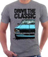 Drive The Classic Opel Kadett C Late Model. T-shirt in Heather Grey Colour