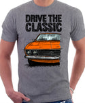 Drive The Classic Opel Manta A. T-shirt in Heather Grey Colour