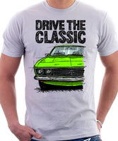 Drive The Classic Opel Manta A. T-shirt in White Colour