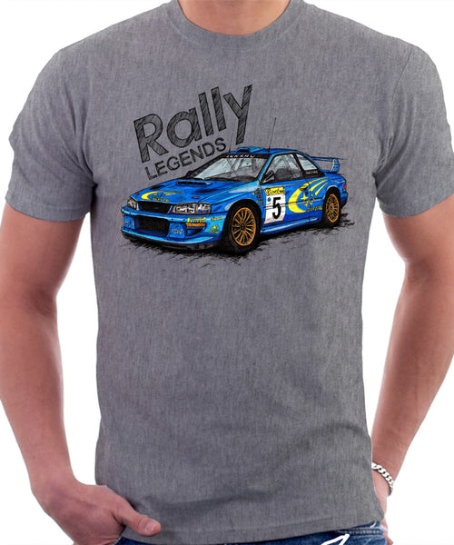 Subaru Impreza WRX Rally Legends. T-shirt.