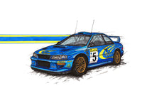 Subaru Impreza WRX. T-shirt.