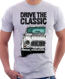 Drive The Classic R4 1961 Model. T-shirt in White Colour
