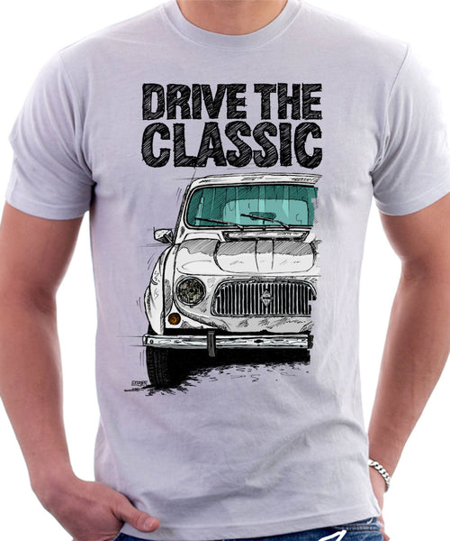 Drive The Classic R4 1961 Model. T-shirt in White Colour