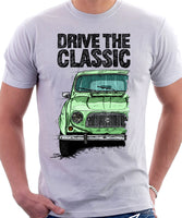 Drive The Classic R4 1961 Model. T-shirt in White Colour