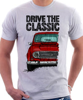 Drive The Classic Renault 4 1967 Model. T-shirt in White Colour