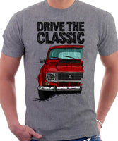 Drive The Classic R4 1978 Model. T-shirt in Heather Grey Colour
