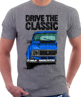 Drive The Classic R4 1978 Model. T-shirt in Heather Grey Colour
