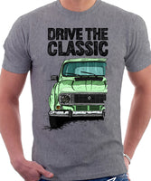 Drive The Classic R4 1978 Model. T-shirt in Heather Grey Colour