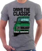 Drive The Classic R4 1978 Model. T-shirt in Heather Grey Colour