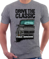 Drive The Classic R4 1978 Model. T-shirt in Heather Grey Colour