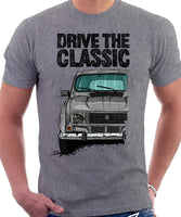 Drive The Classic R4 1978 Model. T-shirt in Heather Grey Colour
