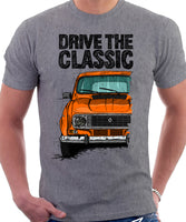 Drive The Classic R4 1978 Model. T-shirt in Heather Grey Colour