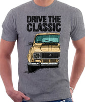 Drive The Classic R4 1978 Model. T-shirt in Heather Grey Colour