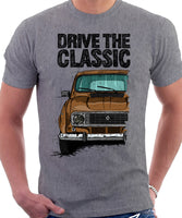 Drive The Classic R4 1978 Model. T-shirt in Heather Grey Colour