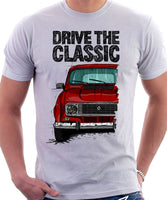 Drive The Classic Renault 4 1978 Model. T-shirt in White Colour