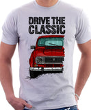 Drive The Classic Renault 4 1978 Model. T-shirt in White Colour