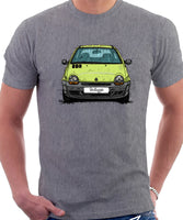 Renault Twingo Early Model. T-shirt in Heather Grey Color